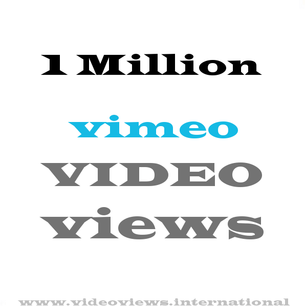 Buy 1 million vimeo views