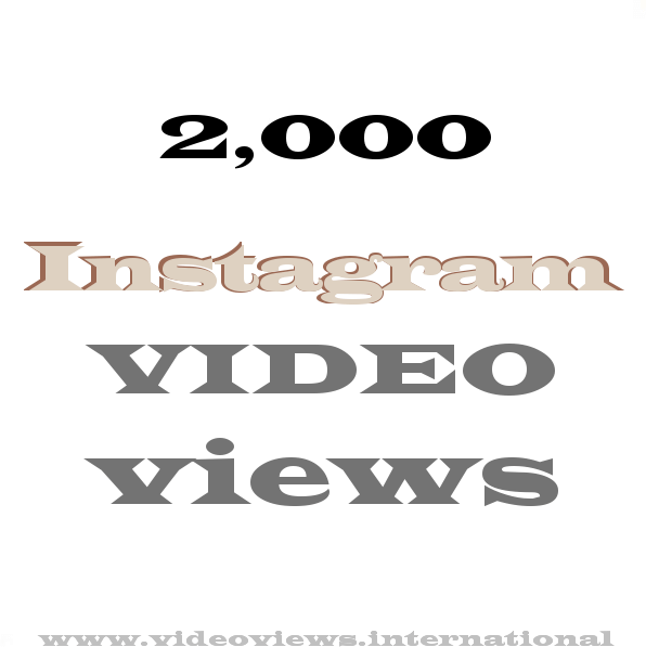 buy instagram video views 2k